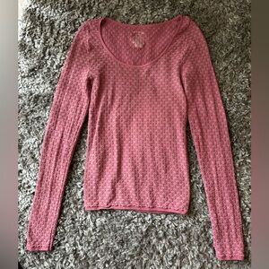 Free People love letter long sleeve top